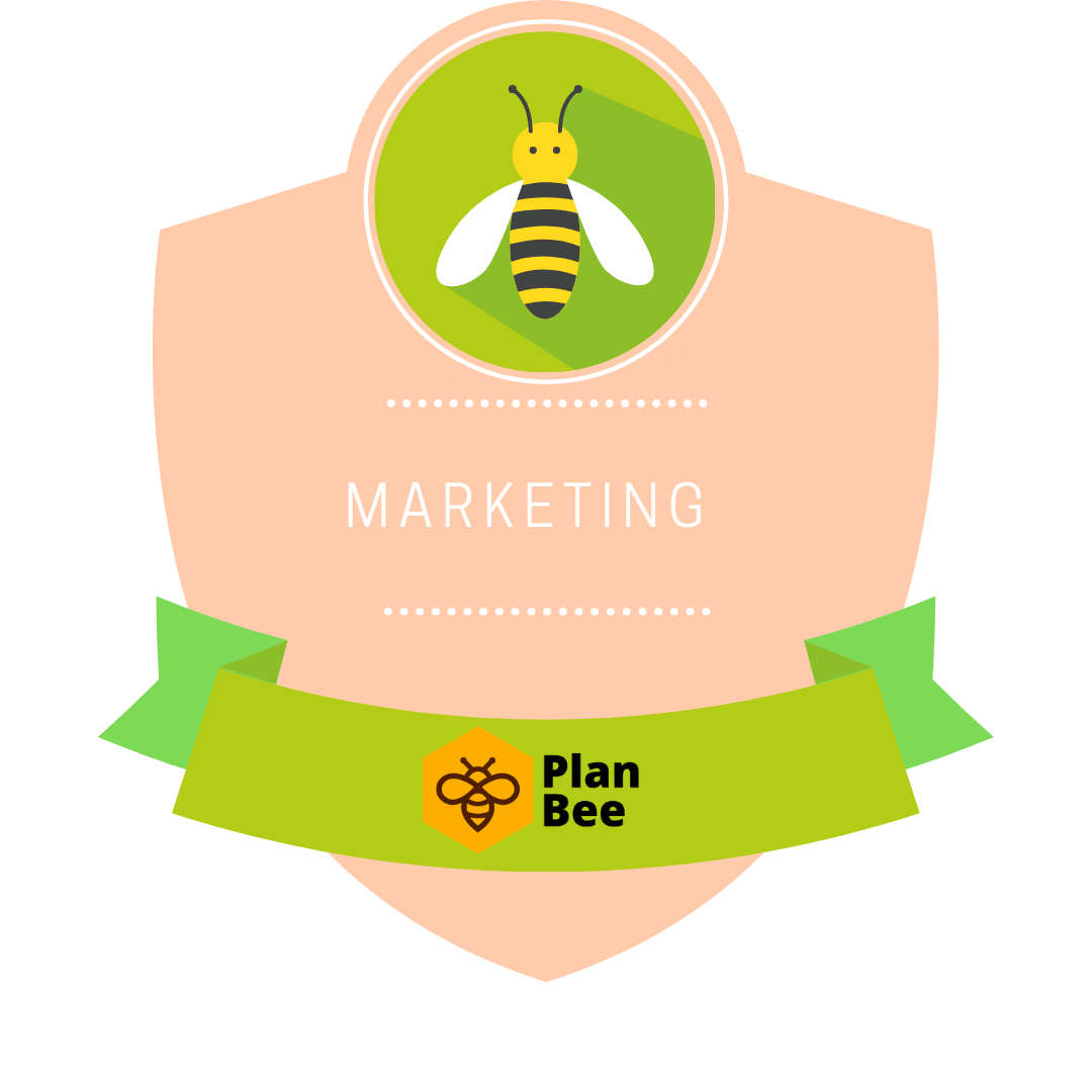 Marketing of bee products badge